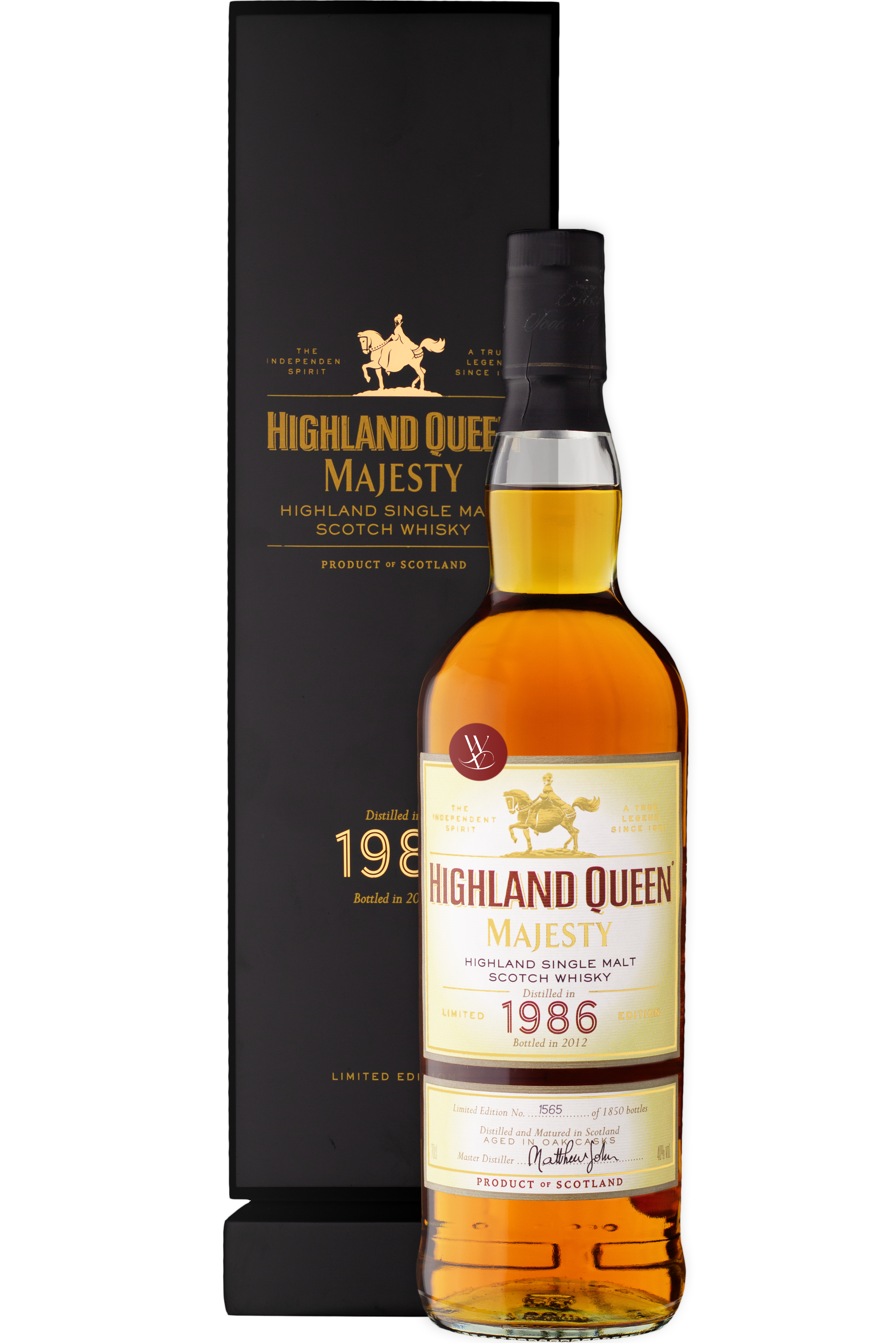 WineVins Highland Queen Majesty Limited Edition 1986
