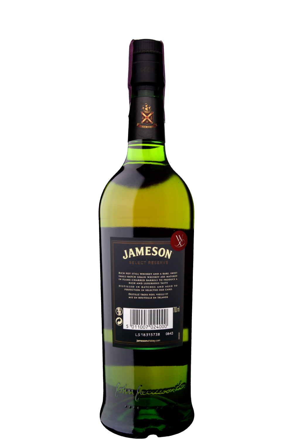 WineVins Jameson Whisky Select Reserve NV