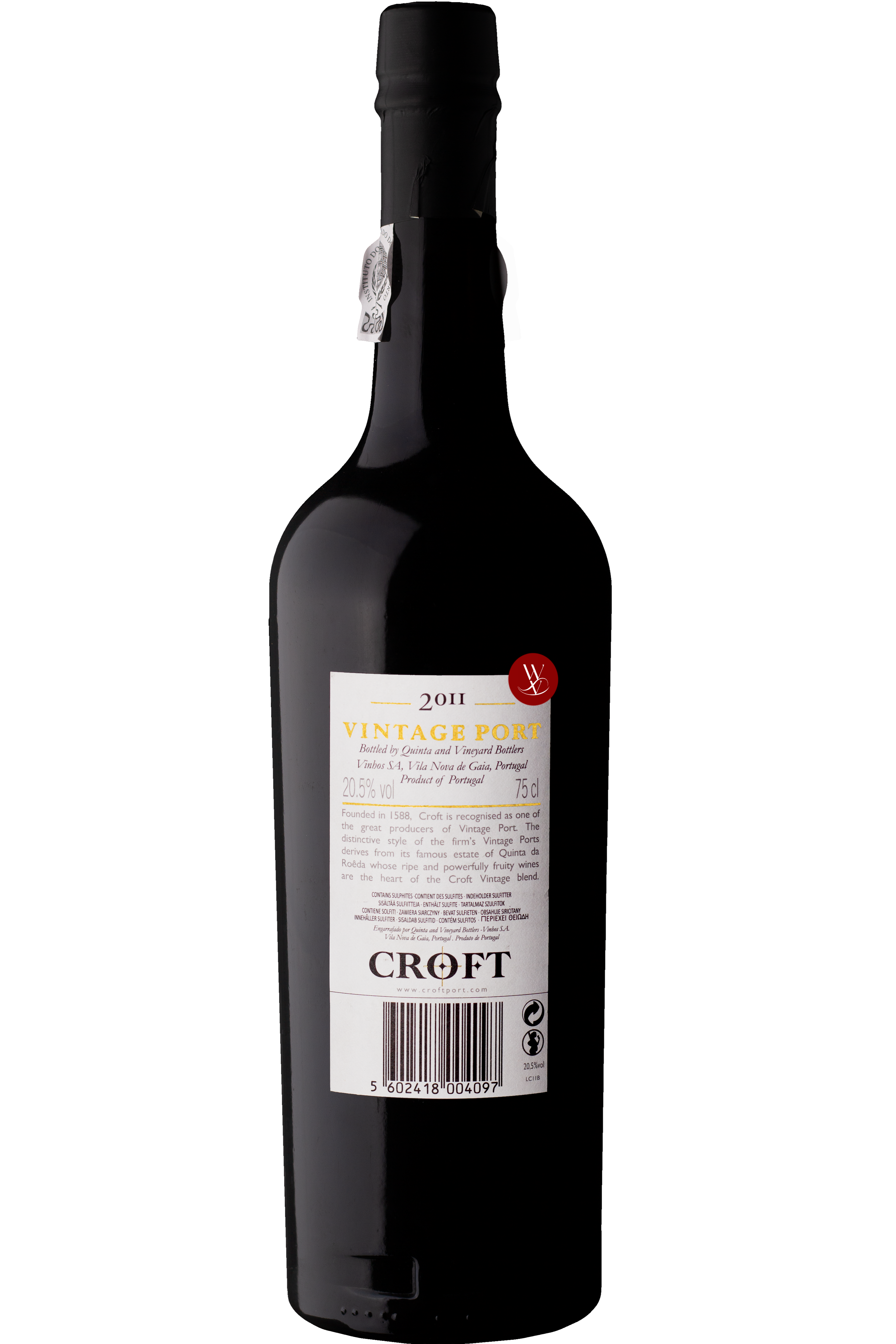 WineVins Porto Croft Vintage 2011