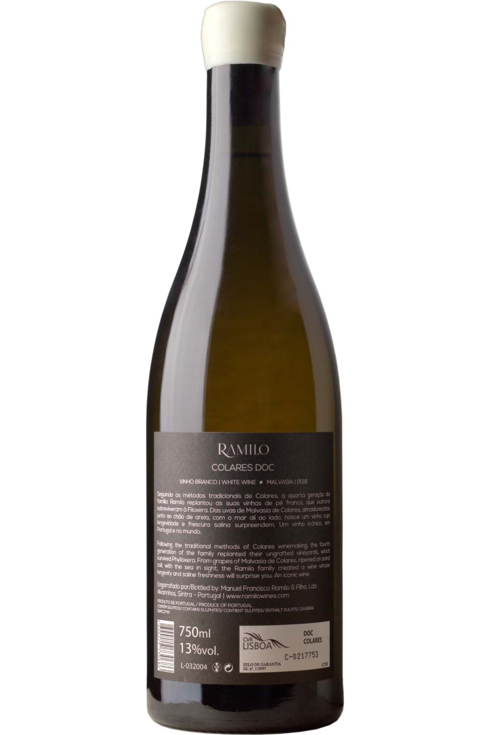 WineVins Ramilo Colares Malvasia Branco 2018