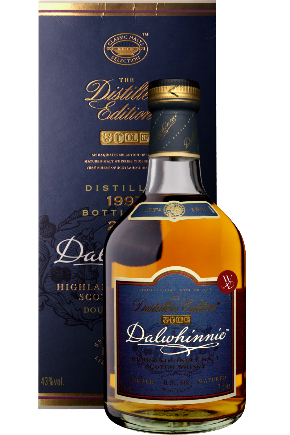 WineVins Whisky Dalwhinnie Distillers Edition 1997