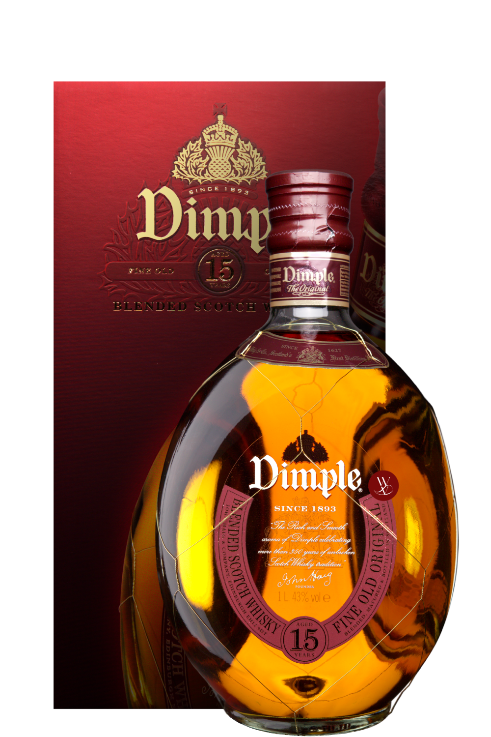 WineVins Whisky Dimple 15 Anos 1 L
