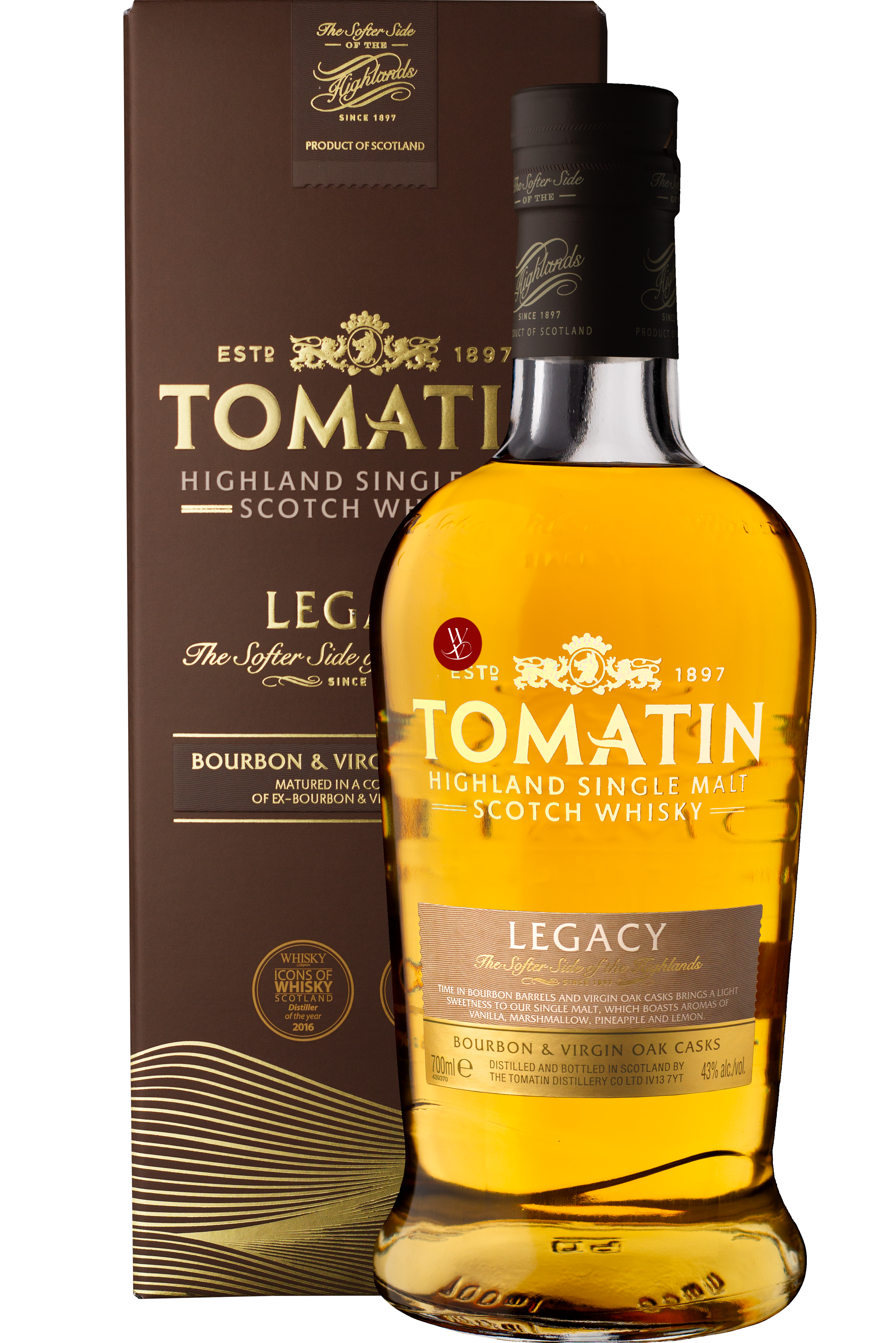 WineVins Whisky Tomatin The Legacy