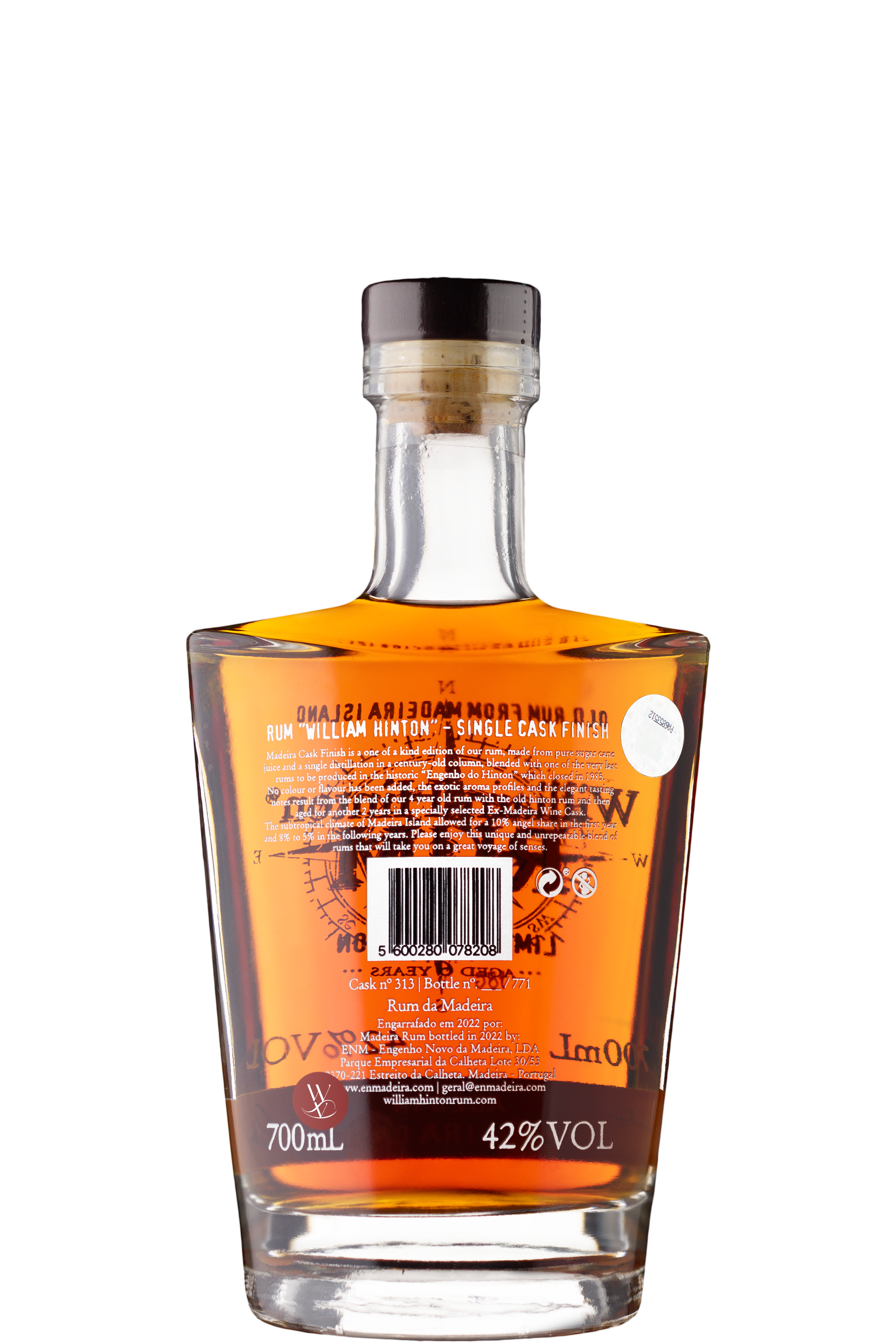 WineVins Rum William Hinton Single Cask Madeira