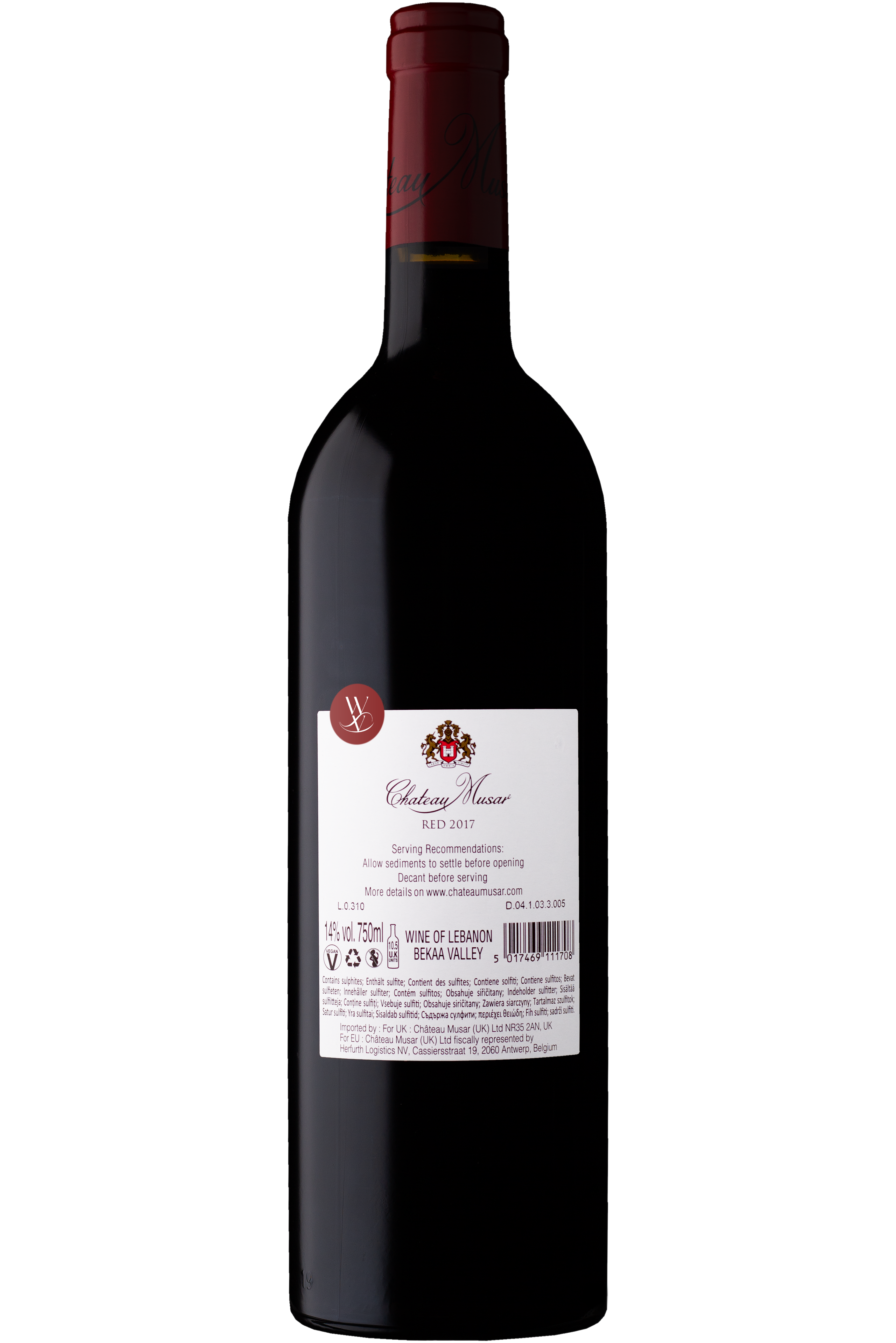 Chateau Musar Tinto 2017