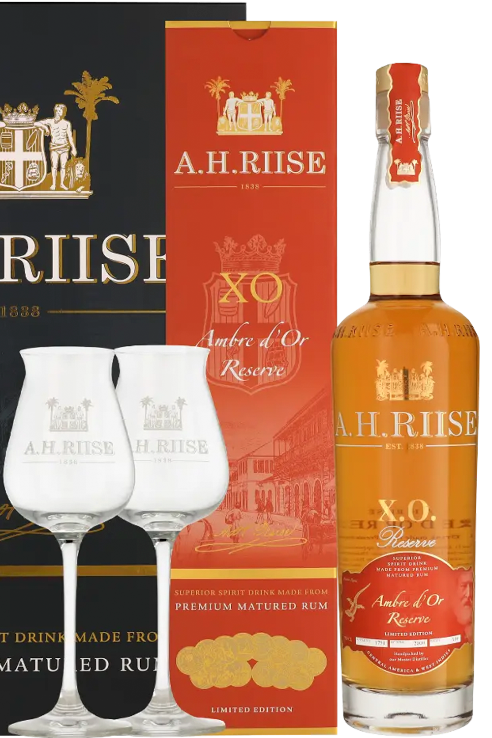 Winevins A.H. Rise Ambre D'Or Reserve + 2 Copos