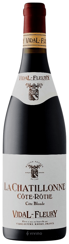 Wine Vins Vidal Fleury Côte-Rôtie La Chatillone" Tinto"